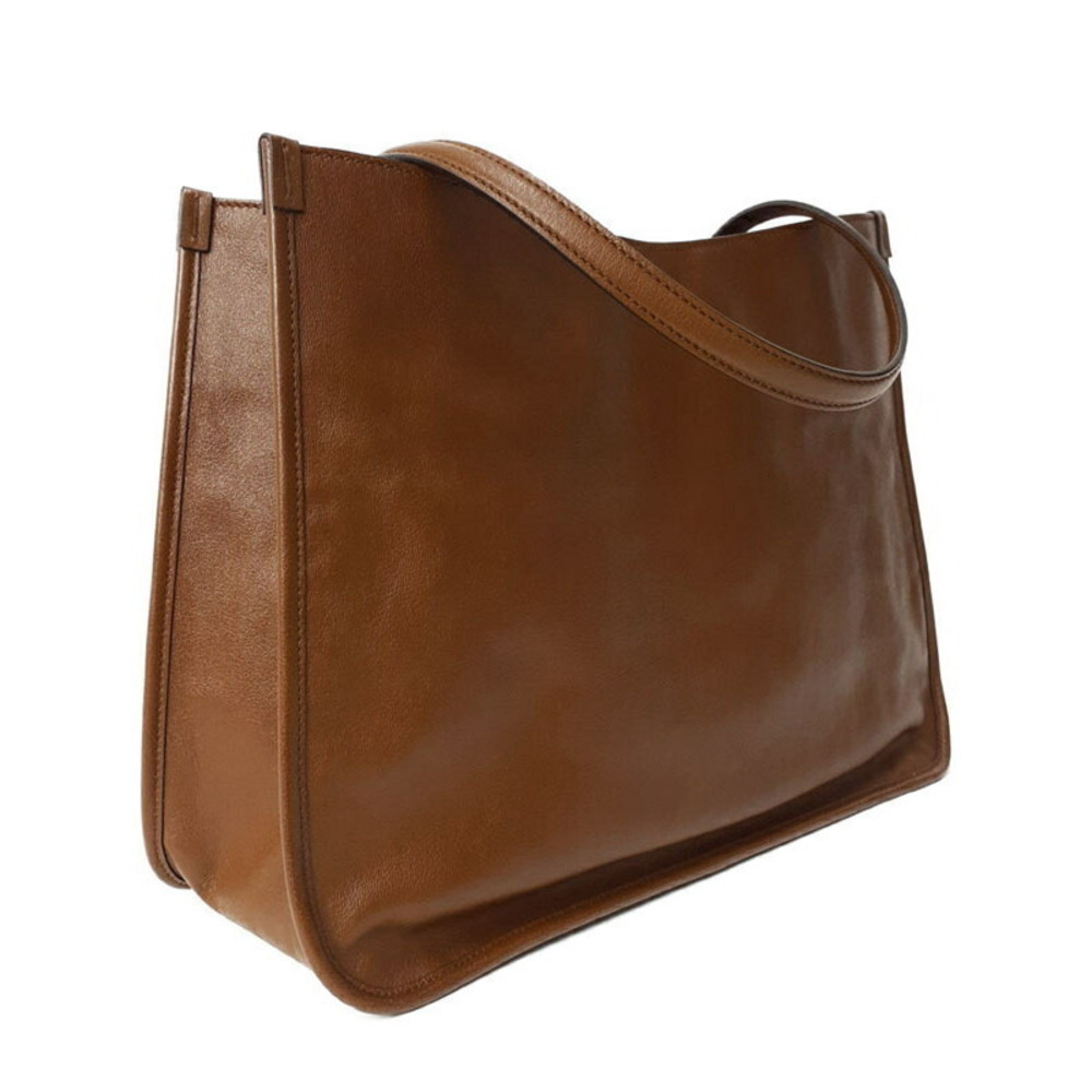 Gucci 1955 Leather Brown Tote Bag Horsebit Shoulder